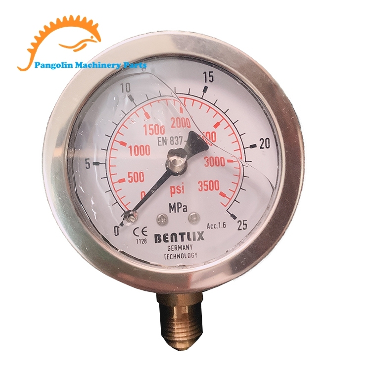 Excavator Hydraulic Inspection Pressure Gauge Fitting Tee Set,Pangolin Parts