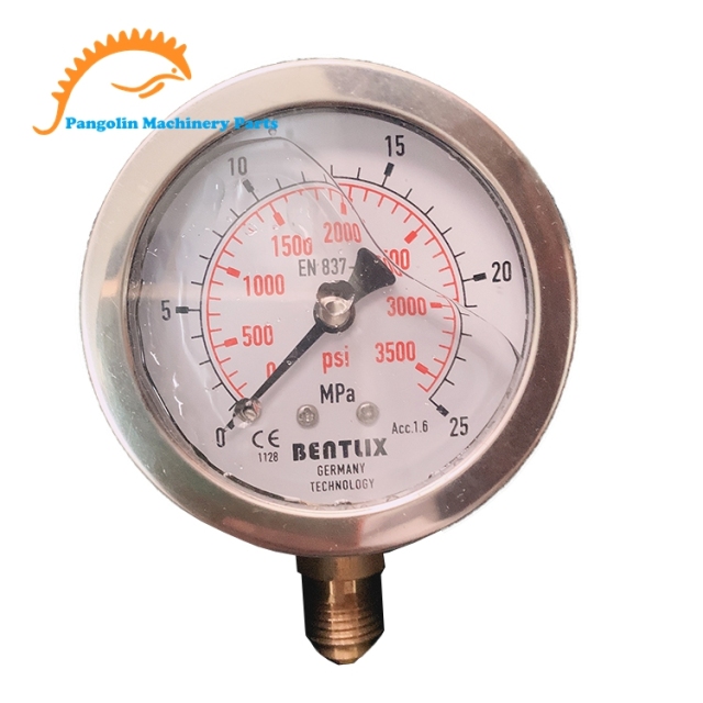 Excavator Hydraulic Inspection Pressure Gauge Fitting Tee Set,Pangolin Parts