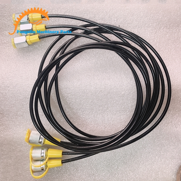 Excavator Hydraulic Inspection Pressure Gauge Fitting Tee Set,Pangolin Parts