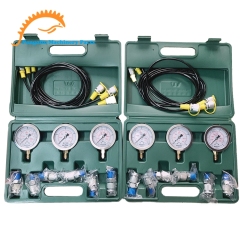 Excavator Hydraulic Inspection Pressure Gauge Fitting Tee Set,Pangolin Parts