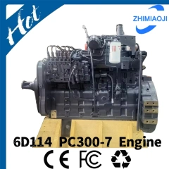 Excavator PC300-7 Engine 6D114 Diesel Engine Assembly for Cummins,Pangolin Parts