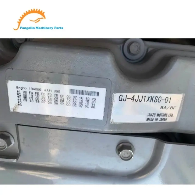 Excavator Parts 4BG1 4JJ1 4JG1 4LE2 Engine Assembly for ISUZU,Pangolin Parts