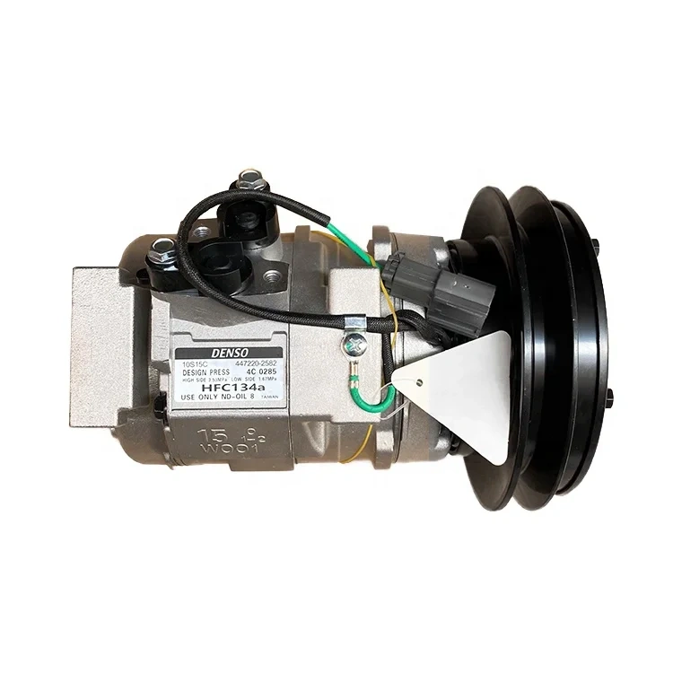 Excavator Diesel Fuel Engine 24V HFC134a Air Conditioning Compressor for Hitachi ZX870-3 Excavator,Pangolin Parts