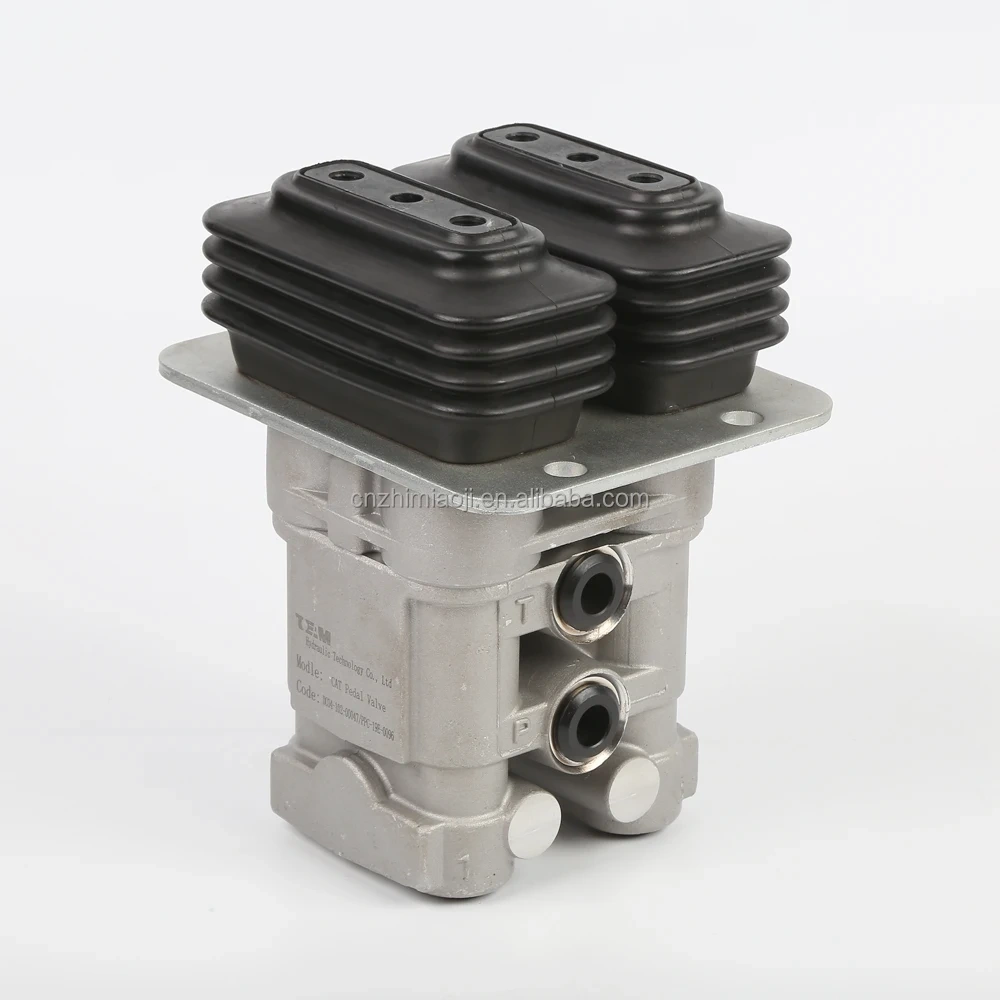 Hydraulic 7 Holes Pilot Valve Excavator Valve Foot Pedal for Cat E320,Pangolin Parts