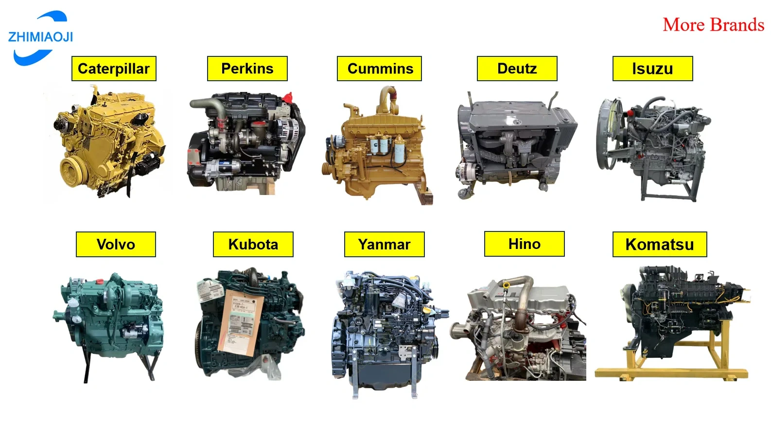 CSJHPSS Excavator Parts Used Original Diesel Engine 6D125E Heavy Industrial Machinery Assembly With Best Price  for Komatsu,Pangolin Parts