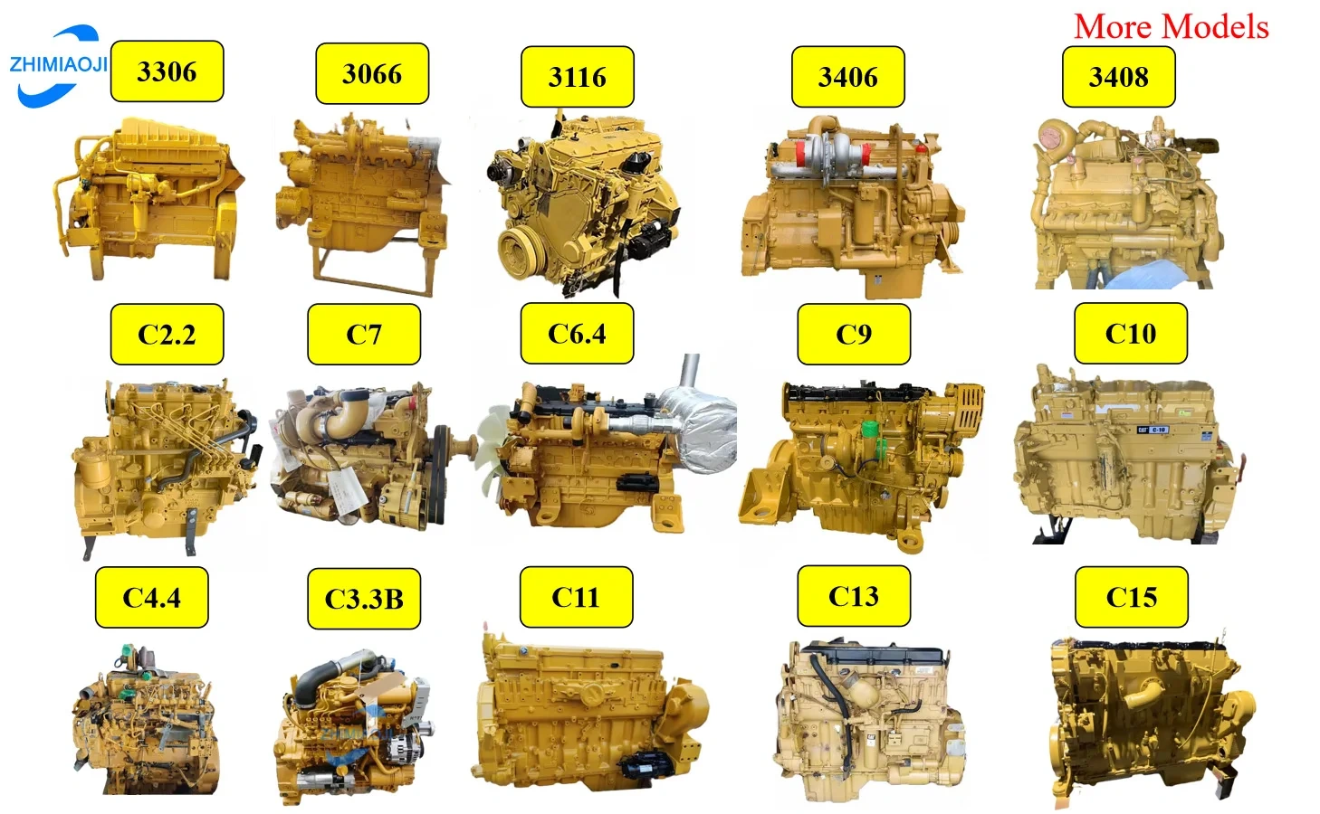 Excavator Spare Parts 4.4 Engine Parts Diesel Engine Piston Kit for CAT,Pangolin Parts