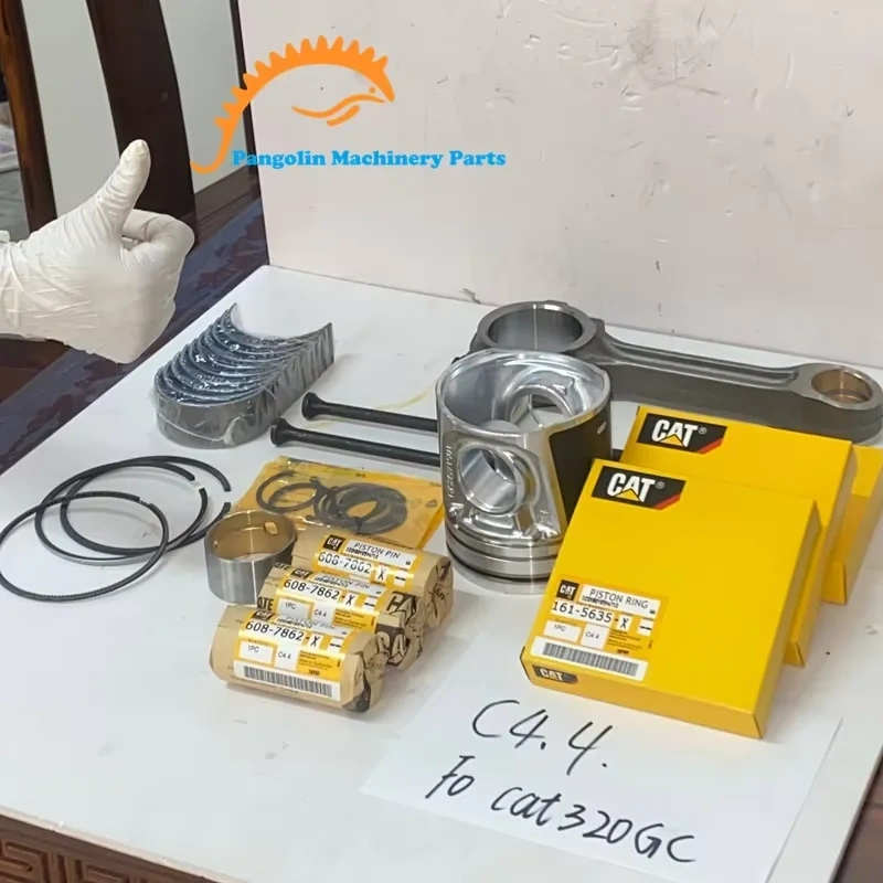 Excavator Spare Parts 4.4 Engine Parts Diesel Engine Piston Kit for CAT,Pangolin Parts