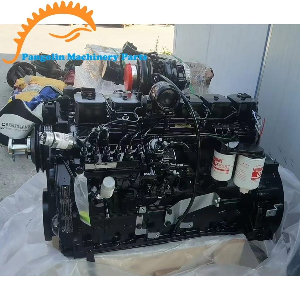 Excavator Parts 4-Stroke 6-Cylinder Machinery Engine 133kw 2000rpm 6BTAA 5.9 Diesel Engine Assembly for Cummins,Pangolin Parts