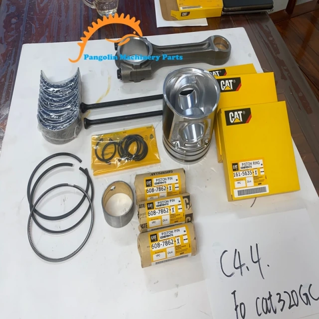 Construction Diesel Engine Parts C4.4 Diesel Piston Assembly Engine Parts for Caterpillar 320gc Piston Ring,Pangolin Parts