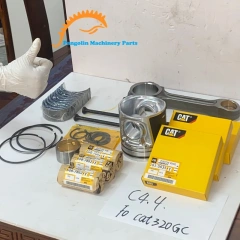 Construction Diesel Engine Parts C4.4 Diesel Piston Assembly Engine Parts for Caterpillar 320gc Piston Ring,Pangolin Parts
