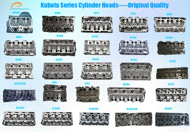 V3800 Diesel Engine Cylinder Head for Kubota,Pangolin Parts