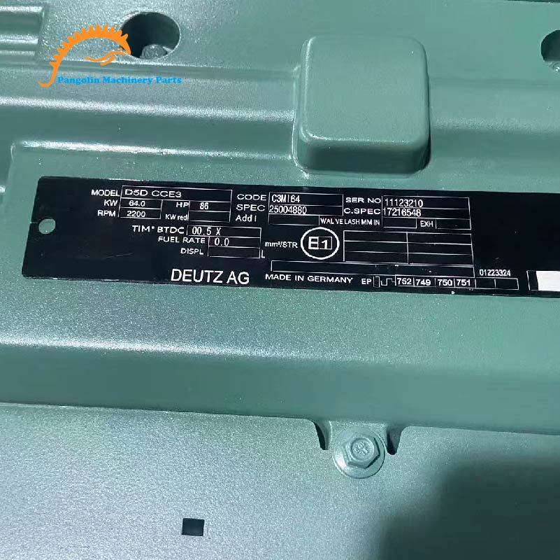 Volvo D5D Diesel Engine Assembly for Deutz,Pangolin Parts