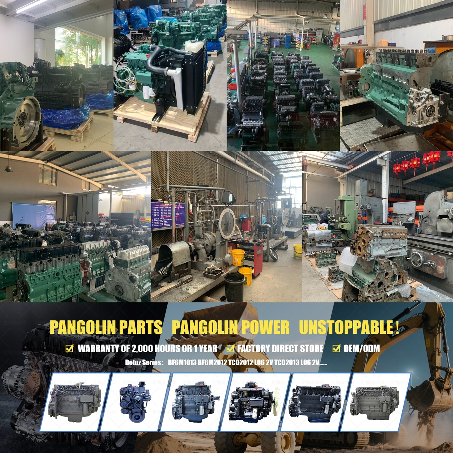 Brand New TCD2013L042V  TCD2013L06 4V TCD2012 Diesel Engine for Deutz,Pangolin Parts