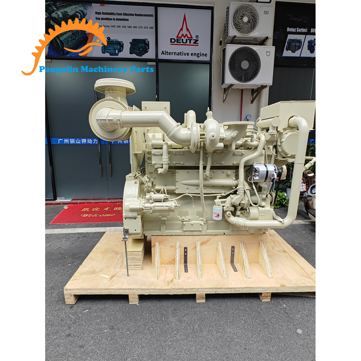 M3 600HP 447KW Y 1800 RPM Engine KTA19 Diesel Engine Assembly for Cummins,Pangolin Parts
