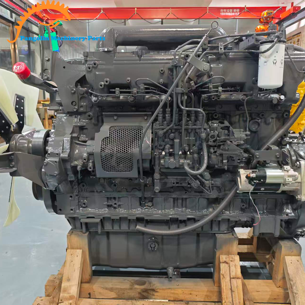 Construction Machinery Parts 6WG1 Diesel Engine 6-Cylinder Turbocharged Engine Assembly for Isuzu Excavators and Heavy Equipment,Pangolin Parts