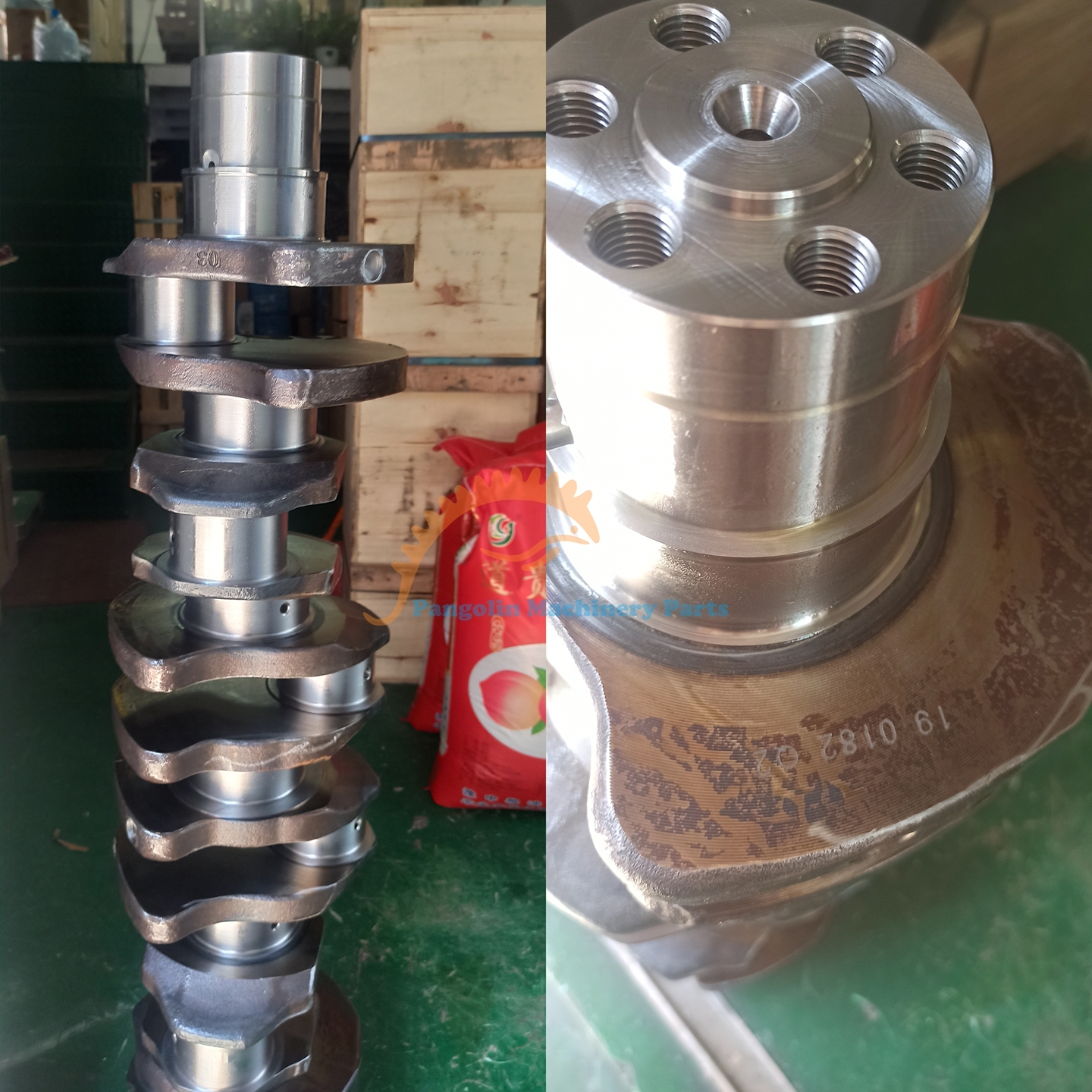 High Quality New 2020 Excavator Engine Crankshaft Forged Steel C13 Part Numbers 3304 3306 3406 C4.4 C7 C9 C10 C11 C13 CSJHPSS,Pangolin Parts