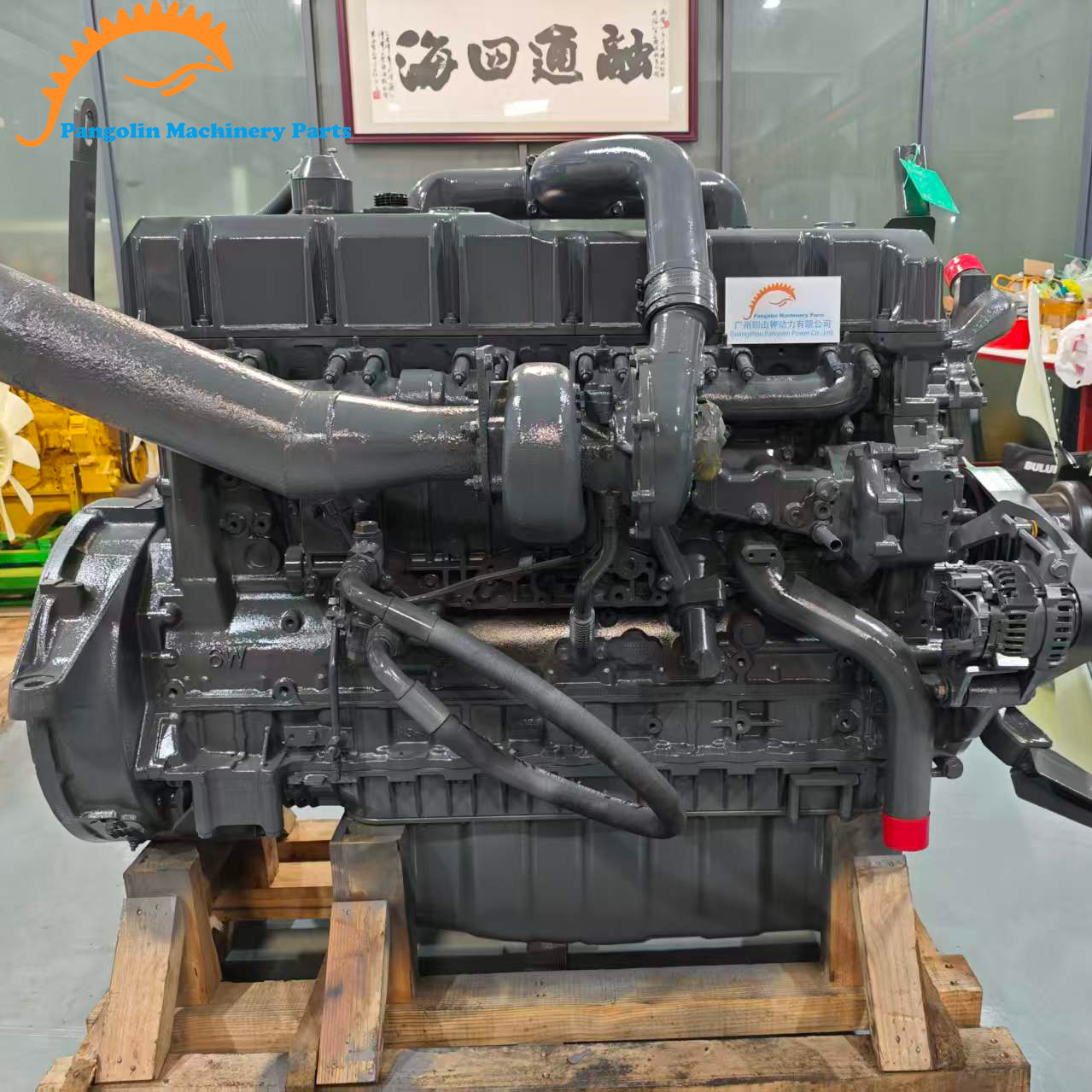 Construction Machinery Parts 6WG1 Diesel Engine 6-Cylinder Turbocharged Engine Assembly for Isuzu Excavators and Heavy Equipment,Pangolin Parts
