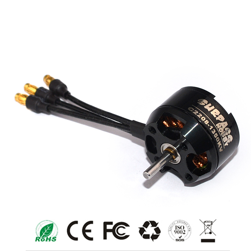Surpass Hobby C2208 1000kv 1350kv 1900kv Brushless Outrunner Motor for RC hobby UAV Education Robot Industrial