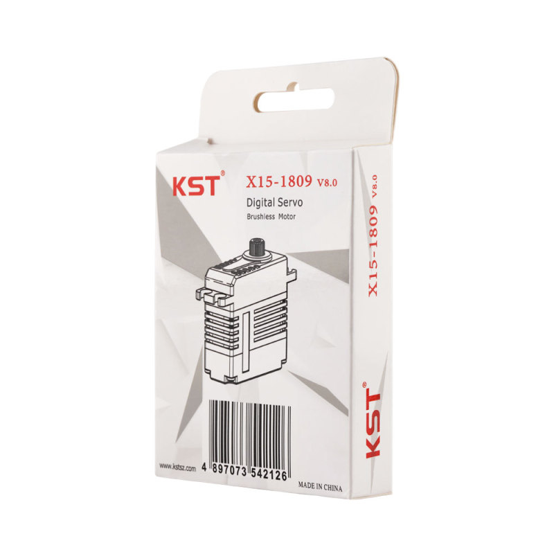KST X15-1809 v8.0 Digital Metal Gear Brushless Helicopter Swash Plate Cyclic Servo 24.47KG 1520us/333Hz 0.07 Sec