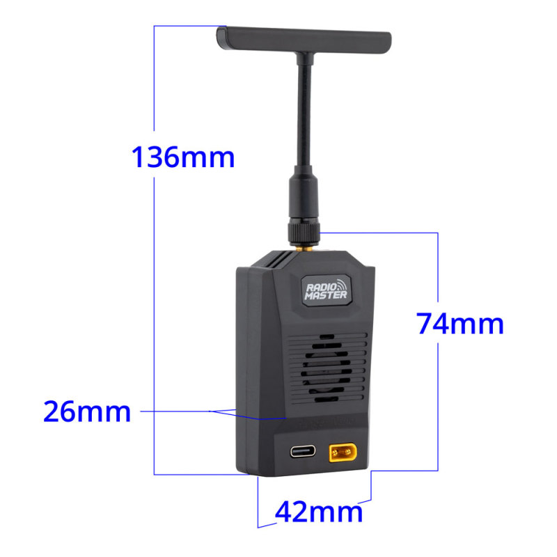 RadioMaster - Ranger Nano 2.4GHz ELRS Module Combo Package