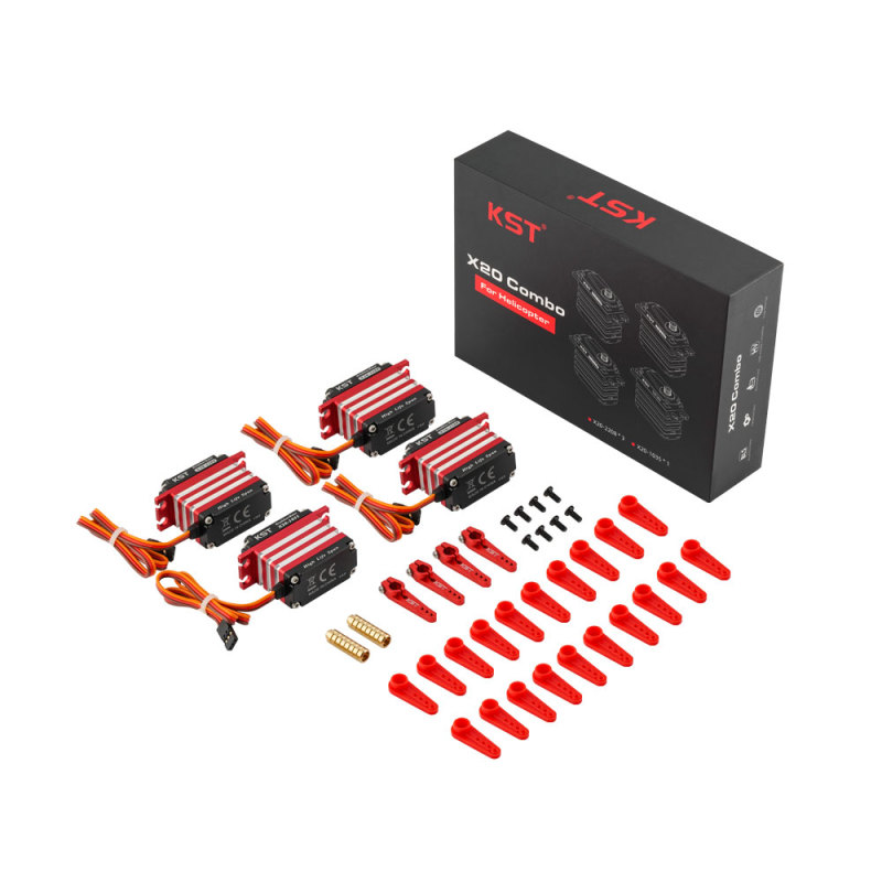 KST X20 Combo - X20-2208 v8.0 + X20-1035 v3.0 Combo set for Rc Helicopter