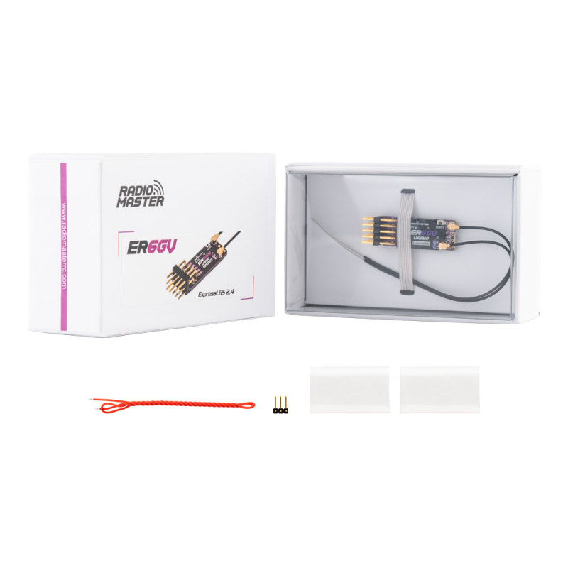 RadioMaster - ER6GV 2.4ghz PWM ExpressLRS 6 Channel receiver with Vario Sensor