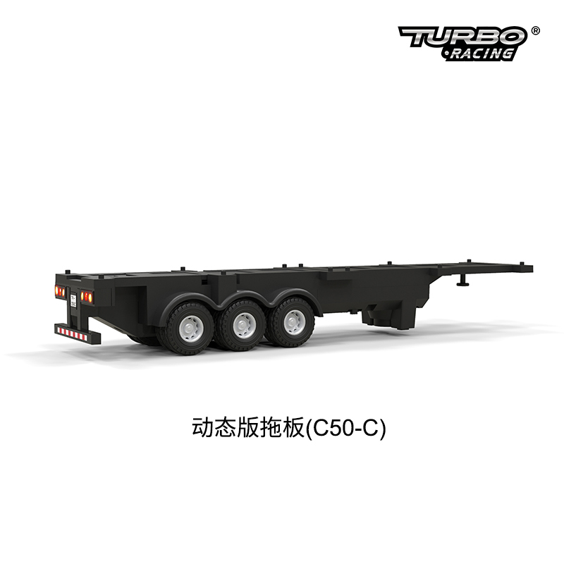 Turbo Racing - RC Trailer for C50 1:76 RC Semi Truck
