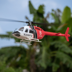 FlyWing - BELL-206 V3 RC Scale Helicopter with H1-Scale Flight Controller and GPS RTH