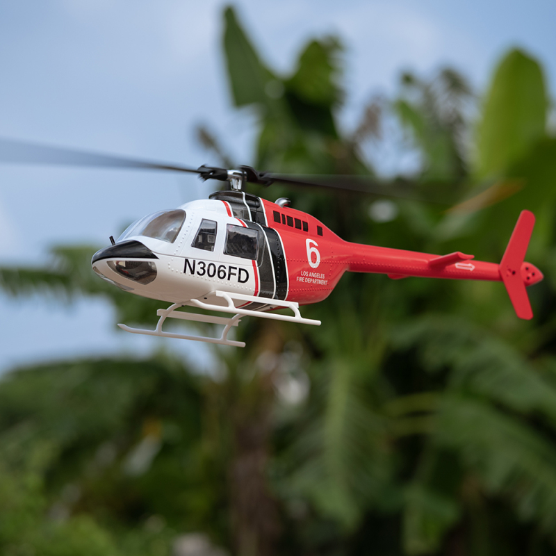 FlyWing - BELL-206 V3 RC Scale Helicopter with H1-Scale Flight Controller and GPS RTH