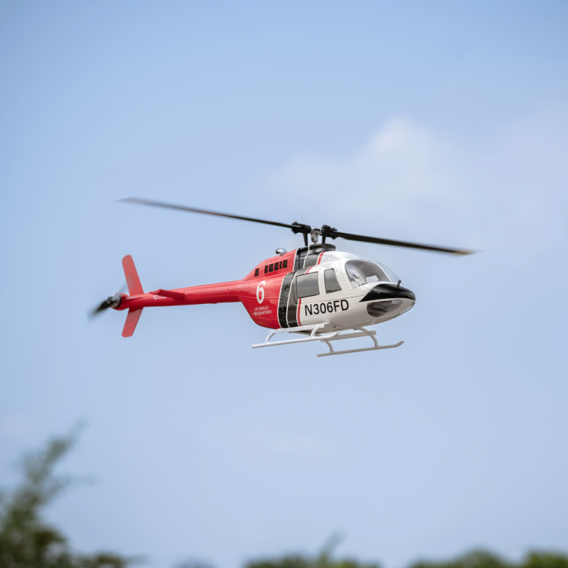 FlyWing - BELL-206 V3 RC Scale Helicopter with H1-Scale Flight Controller and GPS RTH