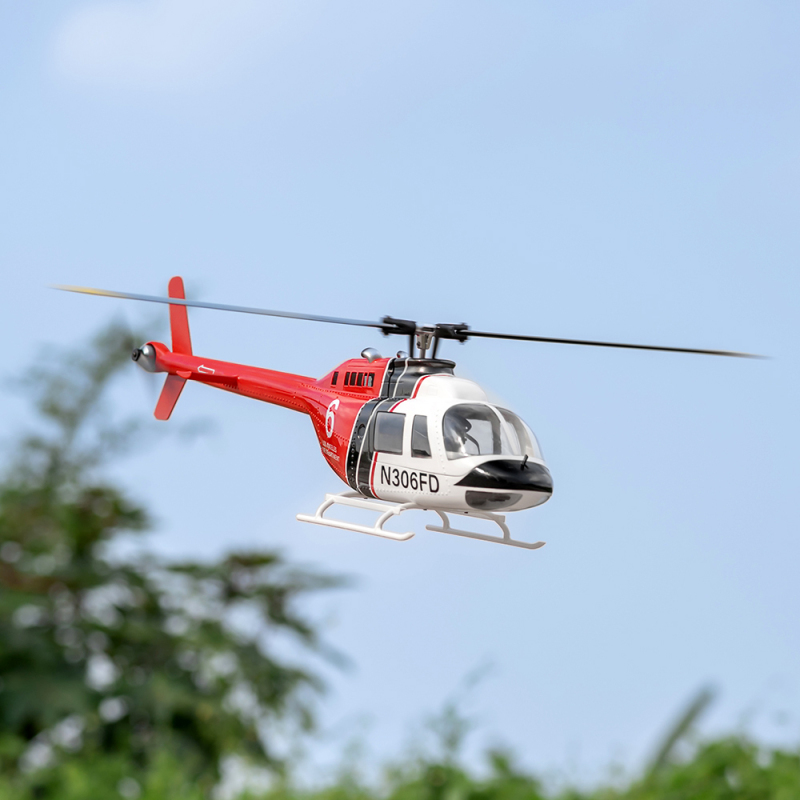 FlyWing - BELL-206 V3 RC Scale Helicopter with H1-Scale Flight Controller and GPS RTH