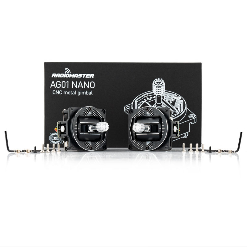 RadioMaster - AG01 NANO CNC Hall Gimbals for Pocket Radio