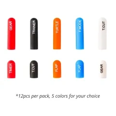 RadioMaster - Labelled Silicon Switch Cover Set - SHORT