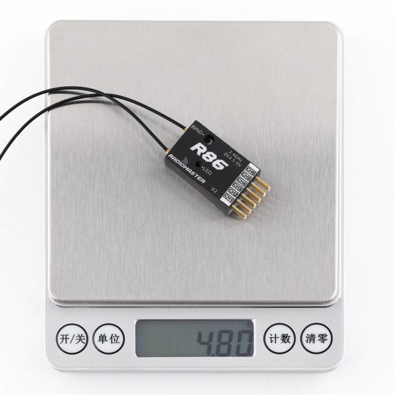 RadioMaster - R86 V2 6ch Frsky D8 / D16 and Futaba SFHSS Compatible PWM Receiver