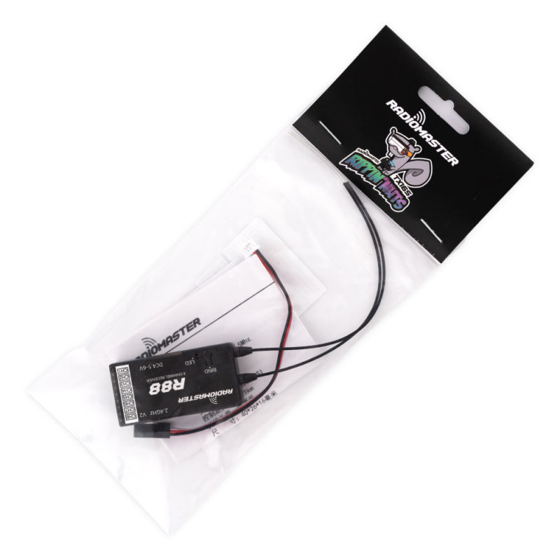 RadioMaster - R88 V2 8ch Frsky D8 / D16 and Futaba SFHSS Compatible PWM / Sbus Receiver