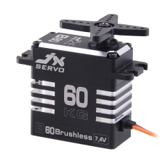 JX Servo B60 62KG Full metal Brushless high quality servo for RC Hobby UAV Robotics and Industrial Applications.