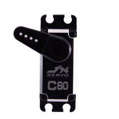 JX Servo C60 62KG Full metal Coreless high quality servo for RC Hobby UAV Robotics and Industrial Applications.