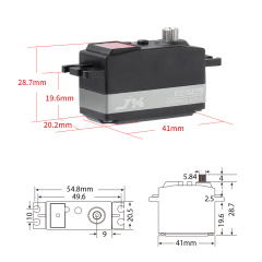 JX Servo PDI-4410MG 44.30g Large Torque 120 Degree Digital Servo For RC Models