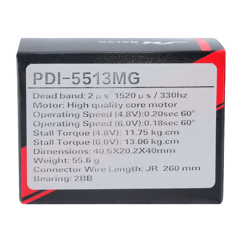 JX Servo PDI-5513MG 55.6g High Precision Metal Gear Digital Standard Servo