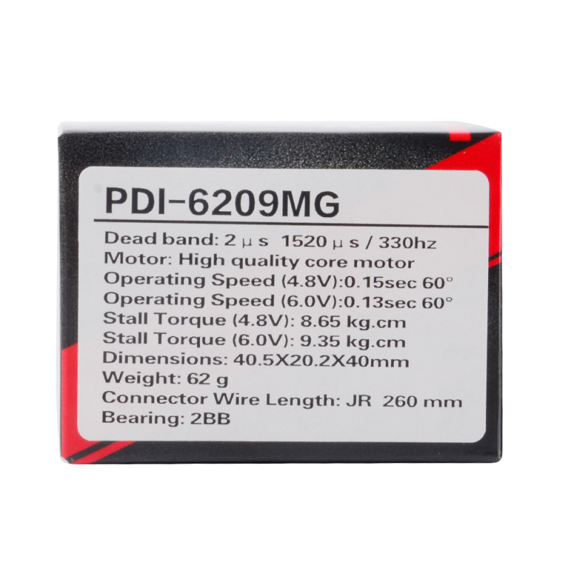JX Servo PDI-6209MG 62g High Precision Metal Gear Digital Standard Servo