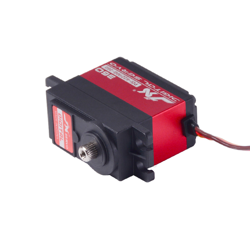 JX Servo PDI-6221MG-360° 62g 360° Continuous rotation High Precision Metal Gear Digital Standard Servo for Robot