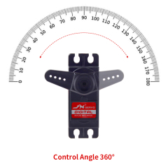 JX Servo PDI-6221MG-360° 62g 360° Continuous rotation High Precision Metal Gear Digital Standard Servo for Robot