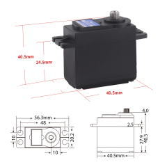 JX Servo PS-5521MG 55.6g High Precision Metal Gear Analog Standard Servo