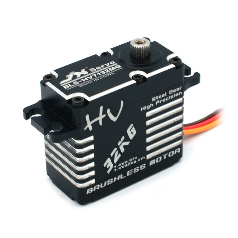 JX Servo BLS-HV7132MG 32kg Brushless High Precision Steel Gear Full CNC Digital Servo