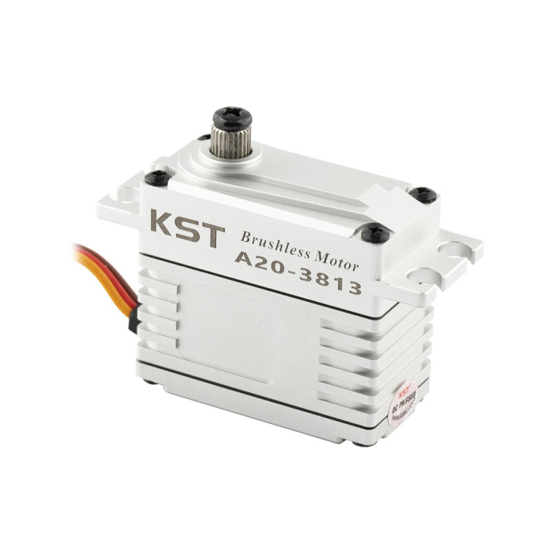 KST A20-3813 - 43kg 0.12sec Brushless HV Phosphor Bronze & Hardened Steel Gear Servo