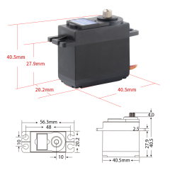 JX Servo PS-5513MG 55.6g High Precision Metal Gear Analog Standard Servo