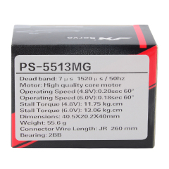 JX Servo PS-5513MG 55.6g High Precision Metal Gear Analog Standard Servo