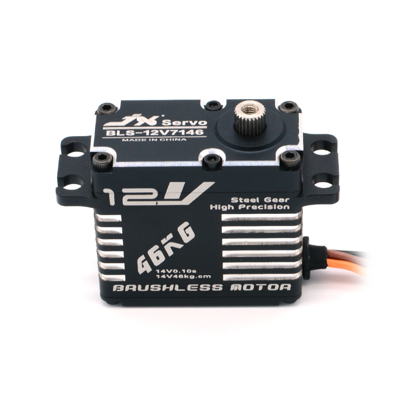 JX Servo BLS-12V7146 46kg Brushless High Precision Steel Gear Full CNC Digital Servo
