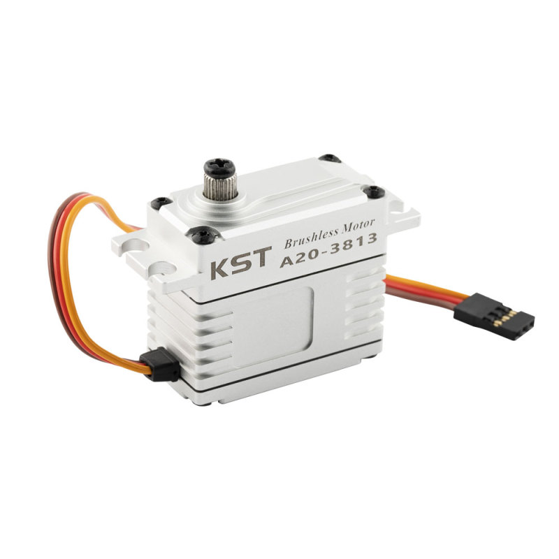 KST A20-3813 - 43kg 0.12sec Brushless HV Phosphor Bronze & Hardened Steel Gear Servo
