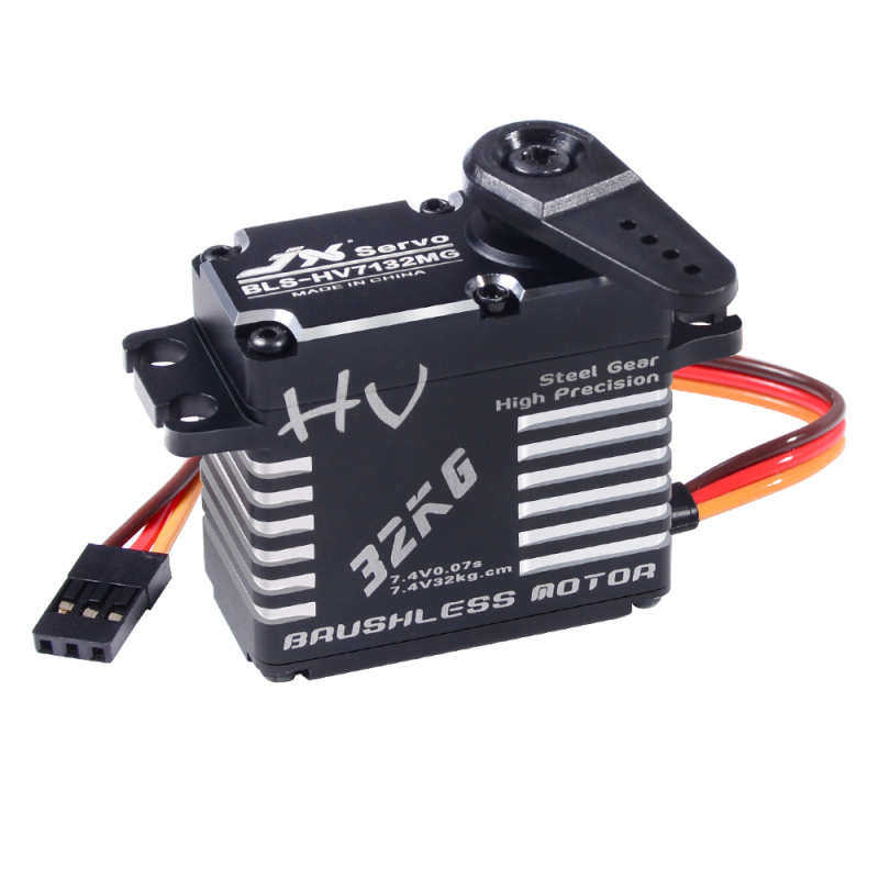 JX Servo BLS-HV7132MG 32kg Brushless High Precision Steel Gear Full CNC Digital Servo
